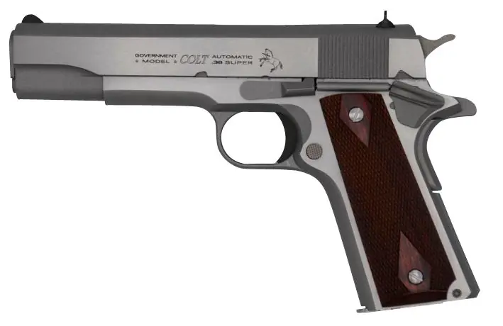 Colt Mfg 1911 Government 38 Super 5" Stainless National Match Barrel O1911CSS38