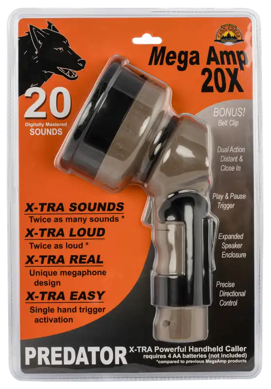 Cass Creek Mega Amp 20X Electronic Call Multiple Sounds Predator Call