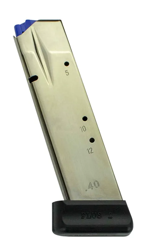 CZ-USA Nickel Detachable with Plastic Floor Plate 19rd 9mm Luger for CZ Shadow 2, 75 SP-01