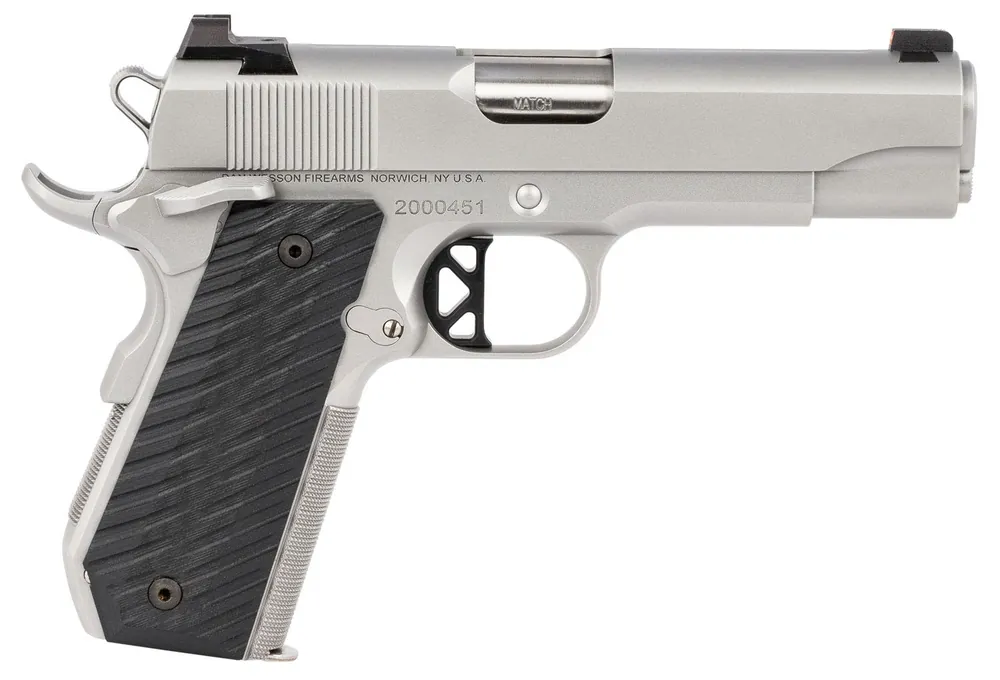 Dan Wesson V-Bob 45 ACP Pistol 4.25" Stainless 01827