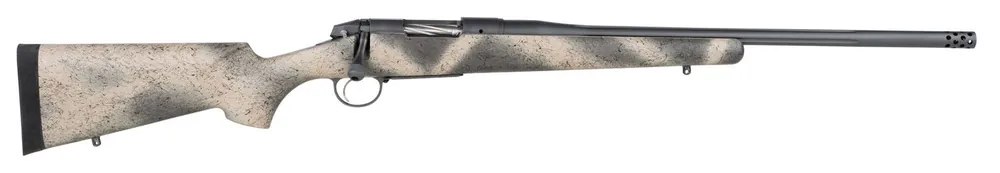 Bergara Premier Highlander 308 Winchester Rifle 20" 4+1 Gray Camo BPR33308