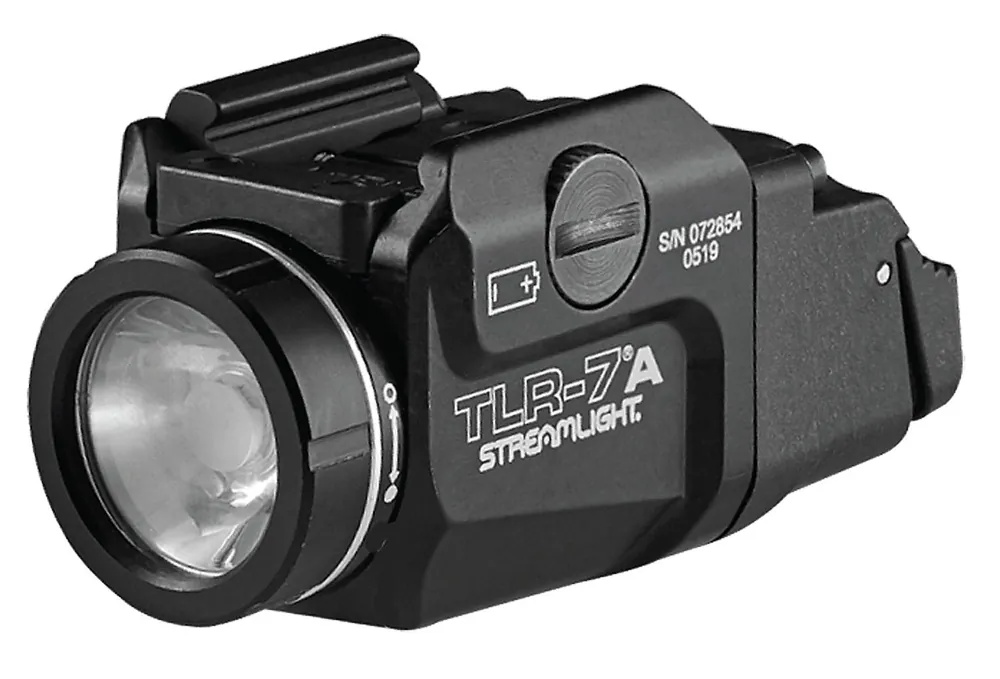 Streamlight TLR-7 A Weapon Light 500 Lumens Output White LED Light 140 Meters Beam Black Anodized Aluminum