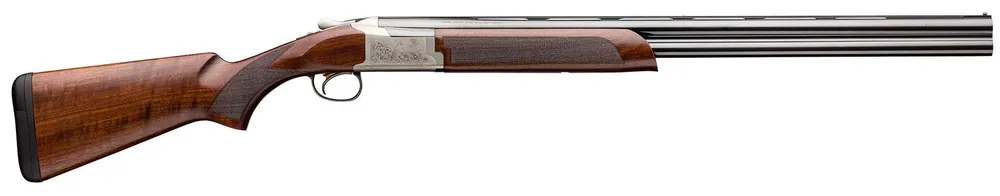 Browning Citori 725 Field 410 Gauge with 26" Blued Barrel, 3" Chamber, 2rd Capacity, Silver Nitride Engraved Metal Finish & Gloss Oil Black Walnut Stock Right Hand (Full Size)