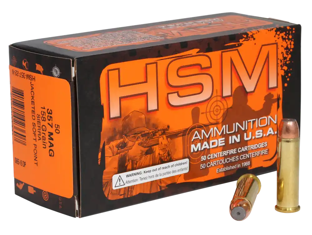HSM Pro Pistol 41 Rem Mag 210 gr Jacketed Hollow Cavity 20 Bx/ 20 Cs
