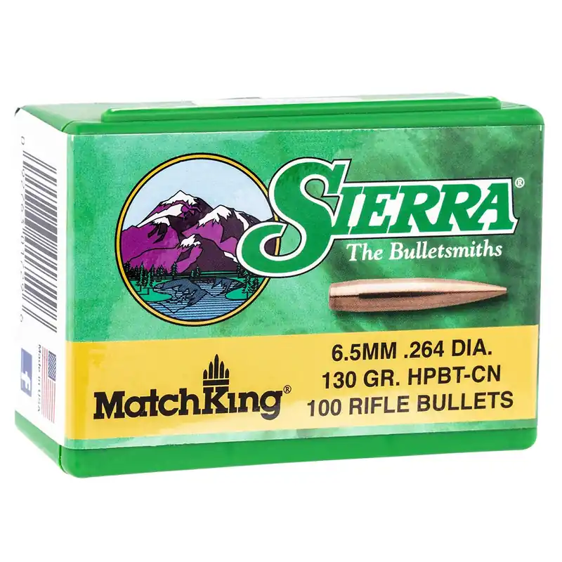 Sierra MatchKing 6.5 Creedmoor 130 Gr HPBT 100/Box