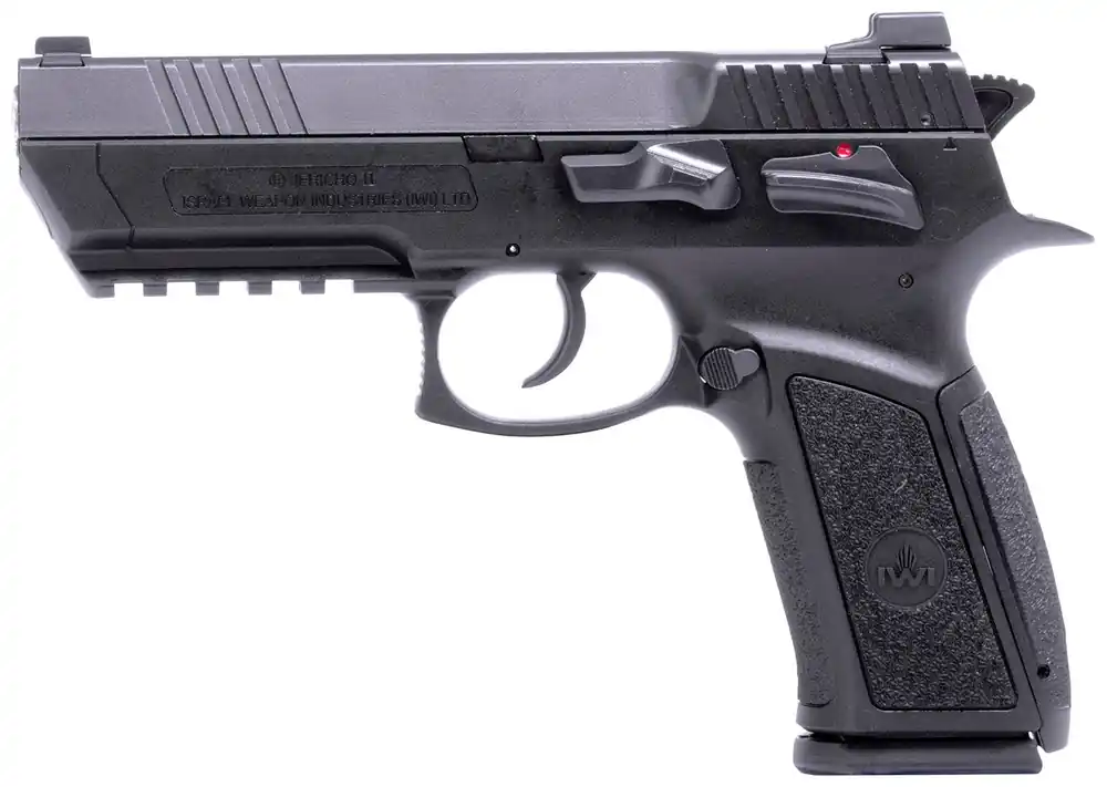 IWI Jericho 941 Enhanced 9mm Luger Pistol 10+1 3.80" Barrel DA/SA Black J941PSL910II