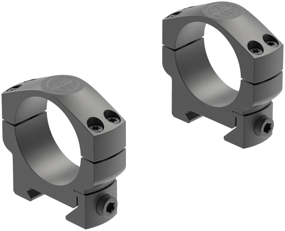 Leupold 178530 Mark 4 Scope Ring Set Picatinny Rail Medium 34mm Tube Matte Black Aluminum