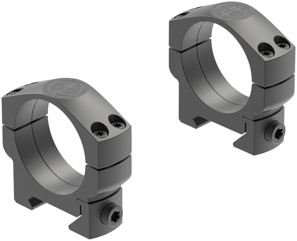 Leupold 178531 Mark 4 Scope Ring Set Picatinny Rail Medium 35mm Tube Matte Black Aluminum