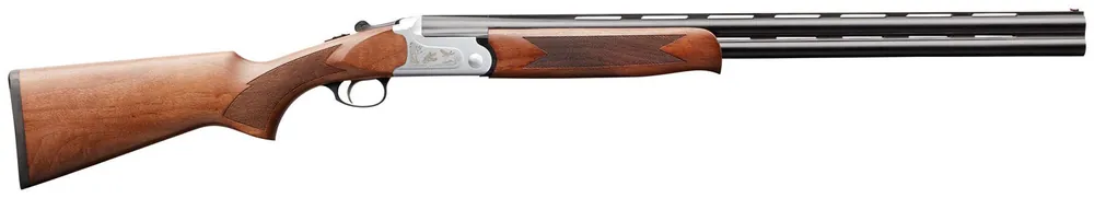 Charles Daly 20 Gauge with 26" Blued Barrel, 3" Chamber, 2rd Capacity, Silver Engraved Metal Finish, Walnut Stock & Single Selective Trigger Right Hand (Full Size)