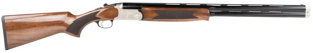Charles Daly 20 Gauge with 26" Blued Barrel, 3" Chamber, 2rd Capacity, Silver Engraved Metal Finish, Walnut Stock & Single Selective Trigger Right Hand (Full Size)