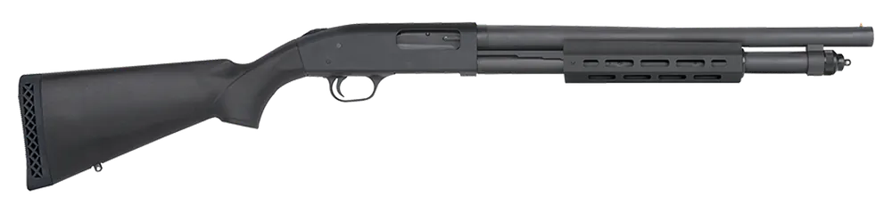 Mossberg 50766 590A1 Tactical 12 Gauge 3" 6+1 18.50" Cylinder Bore Barrel Black Parkerized Rec Black Synthetic Stock Right Hand Includes M-LOK Handguard