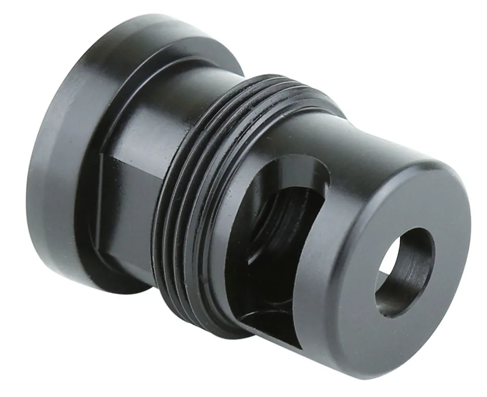 Griffin Armament Taper Mount Minimalist Black 17-4 Stainless Steel with 5/8"-24 tpi Threads, for 30 Cal