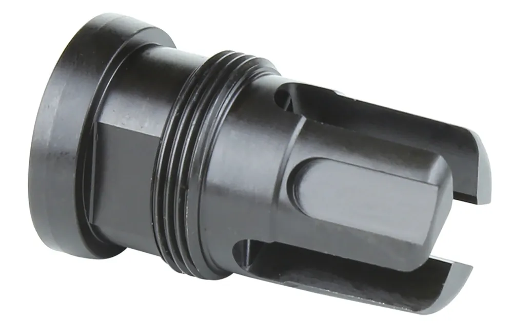 Griffin Armament Minimalist Taper Mount Flash Suppressor Black 17-4 Stainless Steel with 1/2"-28 tpi Threads, 1.80" OAL & 1.07" Diameter for 5.56x45mm NATO