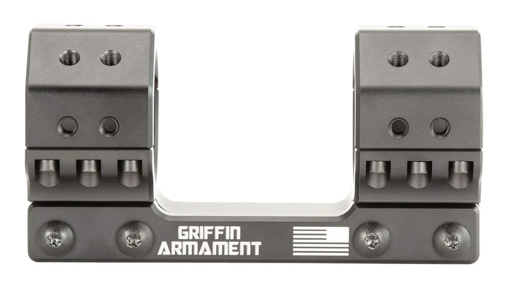 Griffin Armament SPRM Scope Mount/Ring Combo Black Anodized Standard 34mm Tube 1.18" Mount Height 0 MOA Aluminum Tactical Rifle