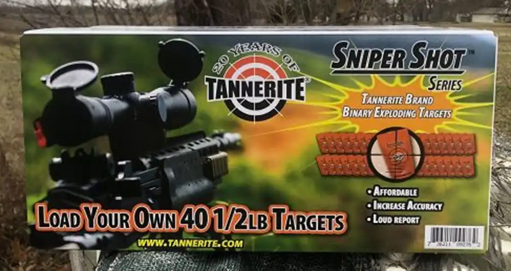 Tannerite Sniper Shot Impact Enhancement Explosion Centerfire Rifle Firearm 0.50 lb 40 Targets