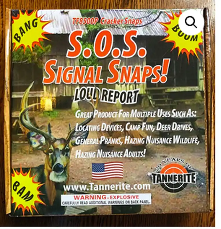 Tannerite S.O.S. Signal Snaps Impact Enhancement Explosion 480 Snaps