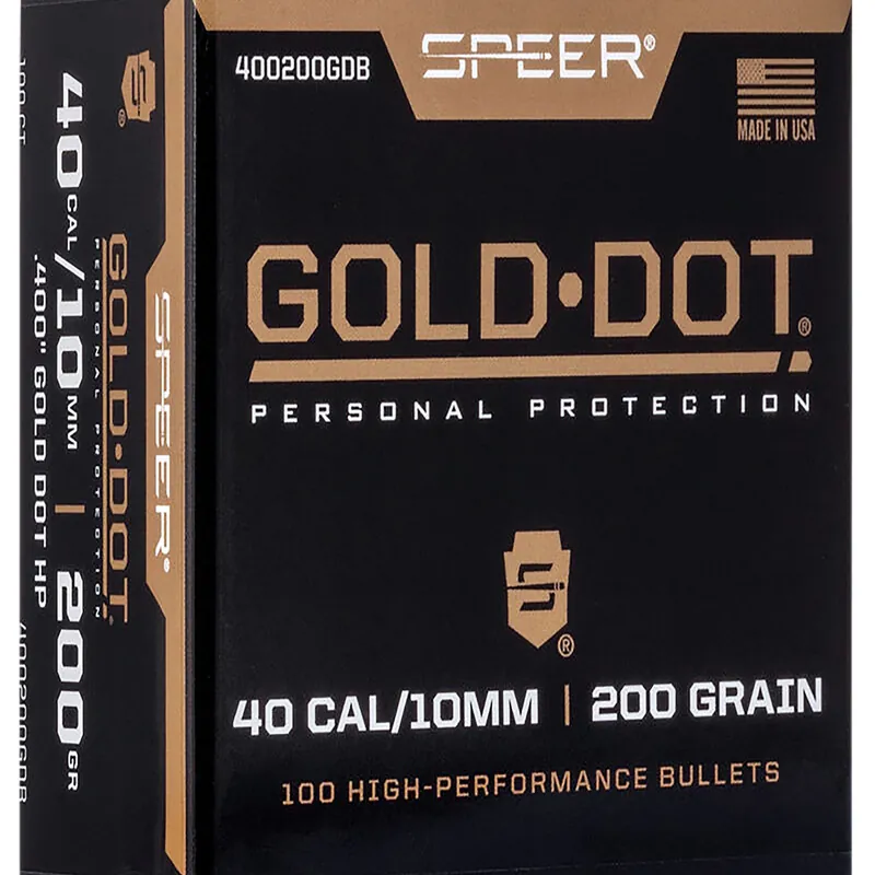Speer Gold Dot 10mm 220 Gr HP 100/Box