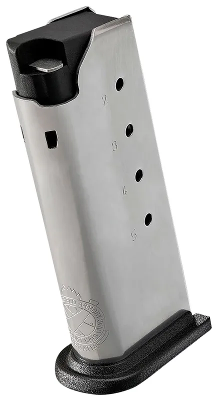 Springfield Armory Mag Sleeve made of Polymer with Black Finish & 1 Piece Design for 45 ACP Springfield XD-S Mod.2 Magazines