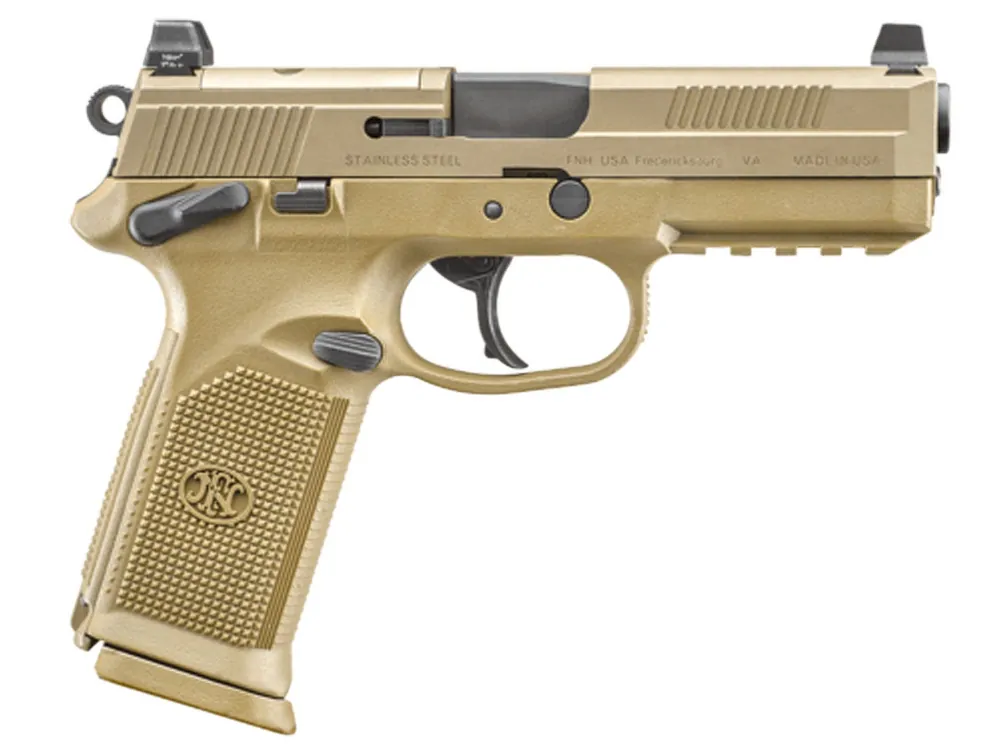 FN FNX Tactical 45 ACP Pistol 4.50" FDE Picatinny Rail/Night Sights 66100223