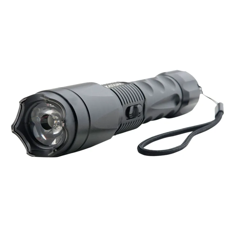 Guard Dog Katana Stun Gun/Flashlight Black Aluminum White 400 Lumens Cree LED