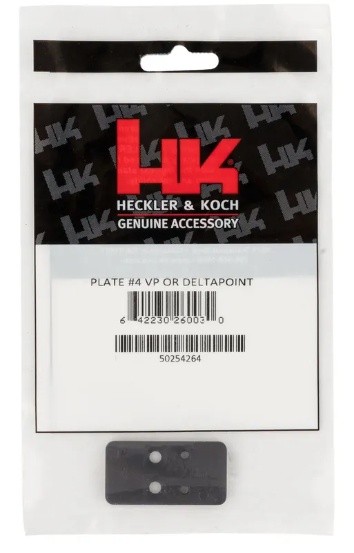 HK Optics Plate 4 Black HK VP9 w/Optic Cuts Steel Handgun