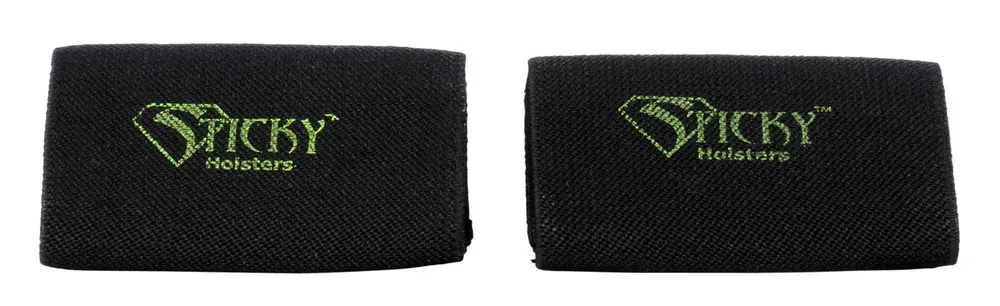 Sticky Holsters Belt Slider X2 Black Elastic 2 pk