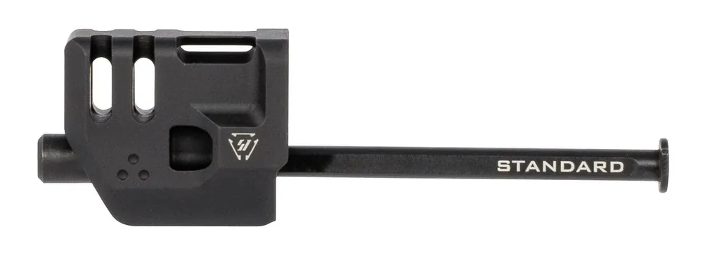 Strike Industries Mass Driver Compensator Black Aluminum with 1.41" OAL for 9mm Luger Glock 17 Gen4