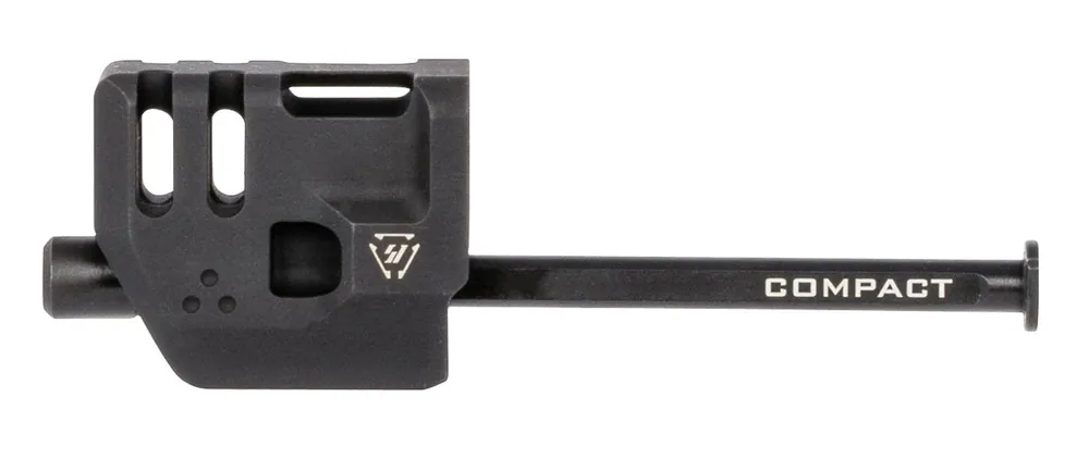 Strike Industries Mass Driver Compensator Black Aluminum with 1.41" OAL for 9mm Luger Glock 19 Gen4
