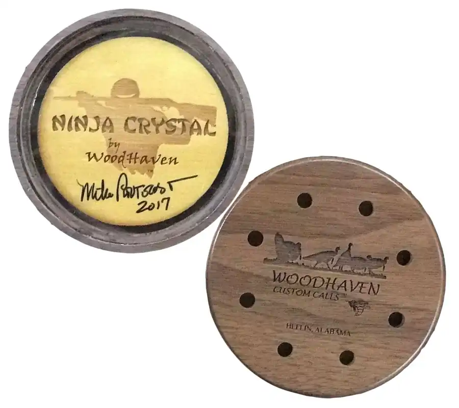 Woodhaven Ninja Friction Call Attracts Turkeys Natural Crystal/Wood