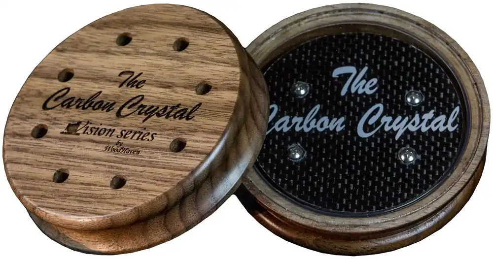 Woodhaven Carbon Crystal Friction Call Attracts Turkeys Brown Crystal/Walnut