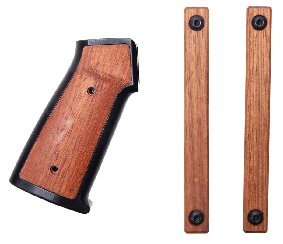 Sharps Bros AR-15 Grip Set Brazilian Cherry Aluminum