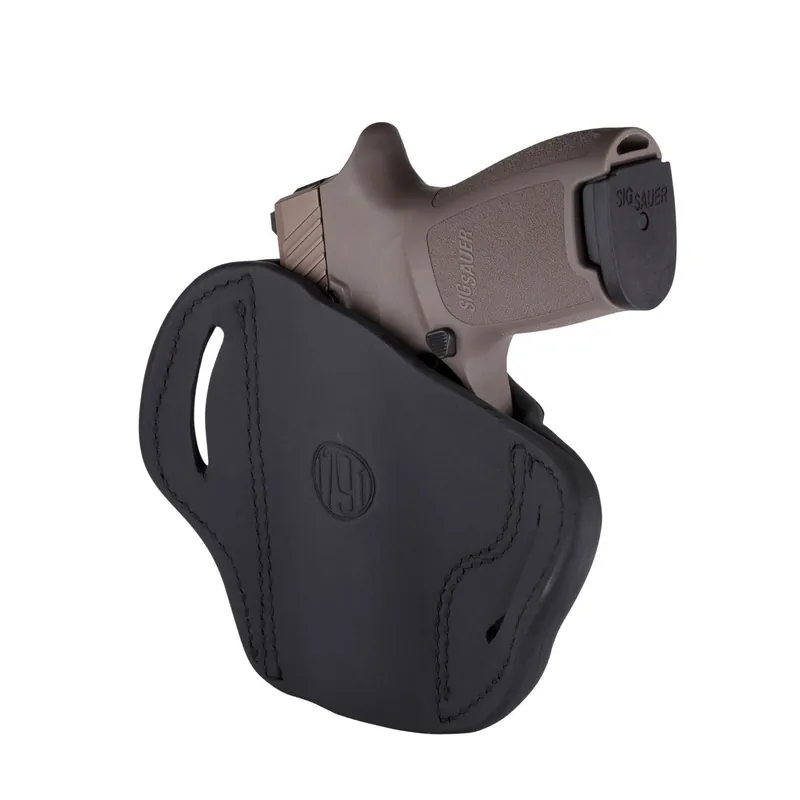 1791 Gunleather Optics Ready BH2.4S OWB Stealth Black Leather Fits HK VP9 SK/FN 509 Size 2.4S Belt Slide Mount RH