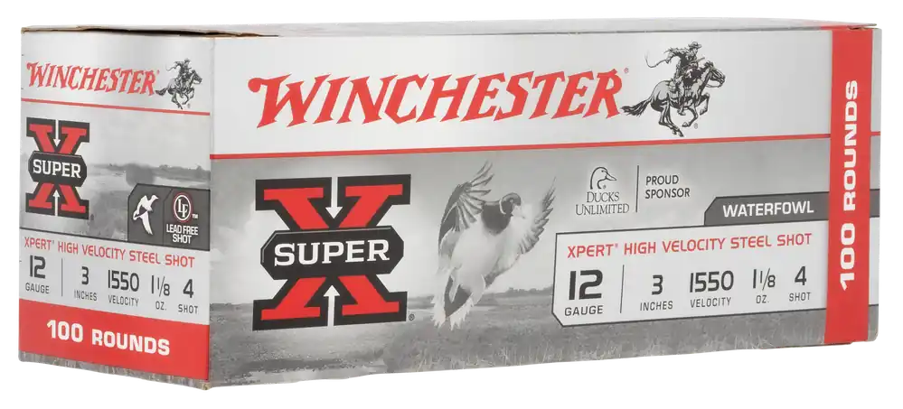 Winchester Ammo Super X Xpert High Velocity 12 Gauge 3" 1 1/8 oz 4 Shot 100 Bx/ 2 Cs (Value Pack)