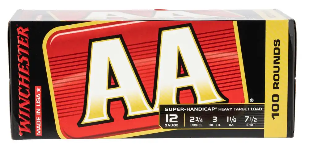 Winchester Ammo AA Target 12 Gauge 2.75" 1 1/8 oz 7.5 Shot 100 Bx/ 2 Cs