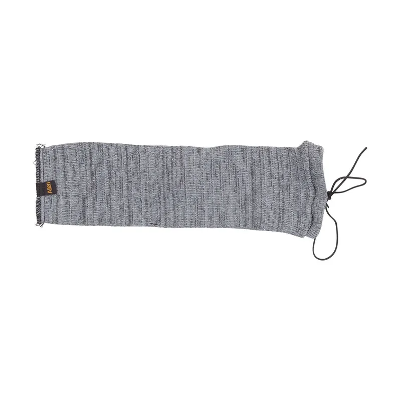 Allen Firearm Sock made of Knit with Heather Gray, Silicone Treatment & Drawstring Closure for Most Handguns up to 14 Long"