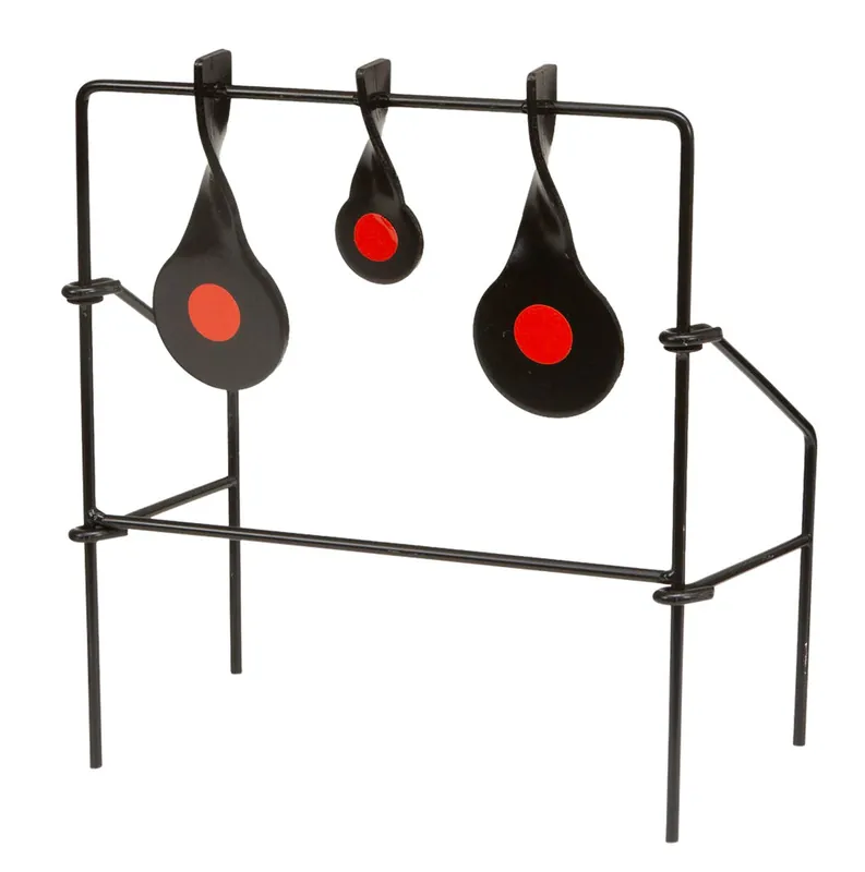 EZ-Aim Spinner Target 1.50"/2.25" Air Rifle, Rimfire Pistol/Rifle Black/Red Steel Circle Standing