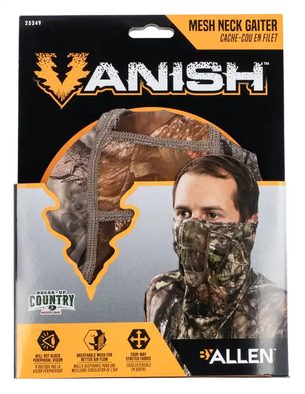 Vanish Neck Gaiter Mossy Oak Break-Up Country Mesh OSFA