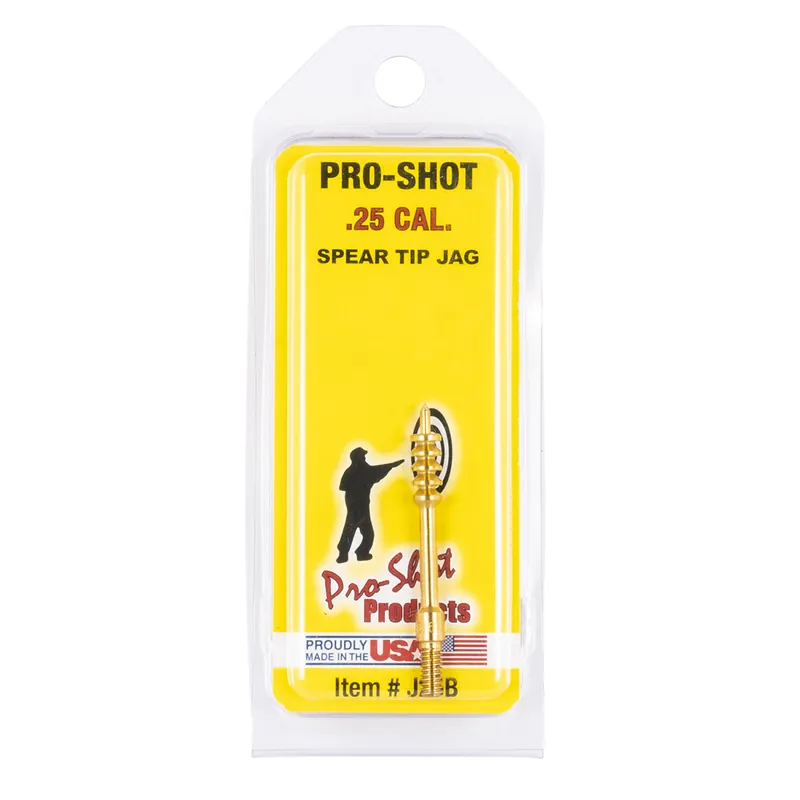 Pro-Shot Spear Tip Benchrest Cleaning Jag .25 Cal Rifle/Pistol