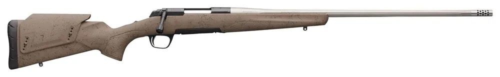 Browning X-Bolt Western Hunter LR Fiber Fusion 300 PRC Rifle 26" 3+1 Spider Webbed Flat Dark Earth Cerakote