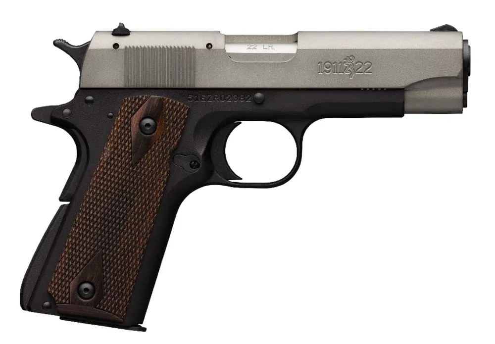 Browning 1911-22 A1 Compact *CA Compliant 22 LR 3.63" 10+1 Matte Black Finish