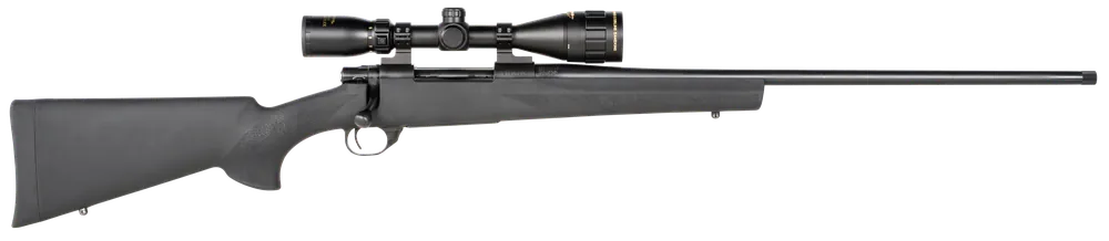 Howa Hogue Gamepro Gen 2 7mm Rem Mag 24" 3+1 Blued Rec/Barrel Black Fixed Hogue Stock 4-12x40mm Scope HGP27MMB
