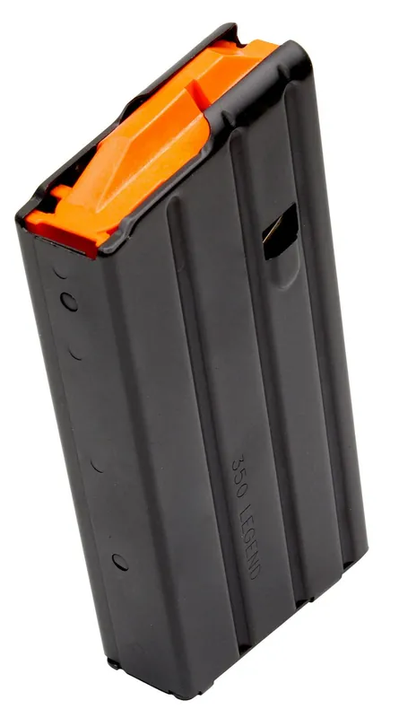 DuraMag .350 Legend 20rd SS Replacement Magazine Black with Orange Follower