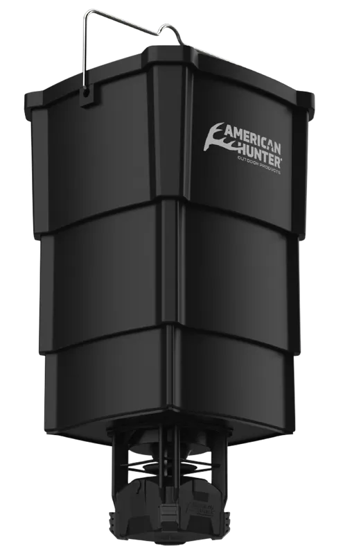 American Hunter Nesting Hopper w/Econ Feeder Kit Collapsible 16 Programs 1-30 Seconds Duration 5 Gallon Capacity Black