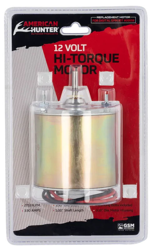 American Hunter High-Torque Motor Feeder Motor 12 Volts