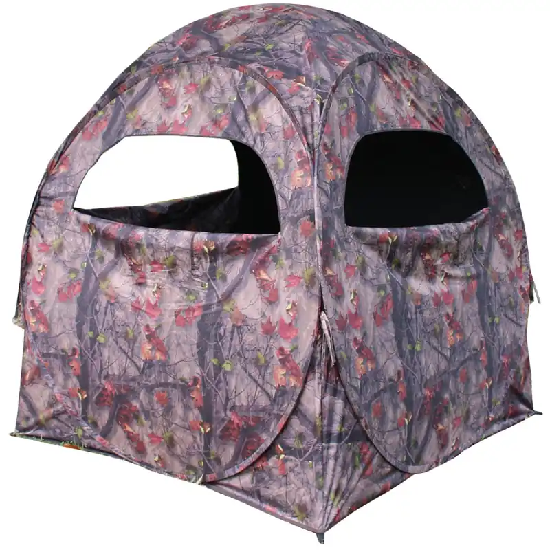 HME Spring Steel 75 Ground Blind Camo Polyester 58" x 58" x 57"