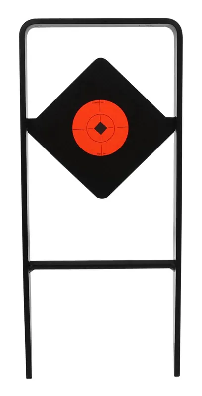 Birchwood Casey World of Targets Ace of Diamonds Handgun AR500 Steel Black/Red Diamond Illustration Impact Enhancement Motion 0.50" Thick