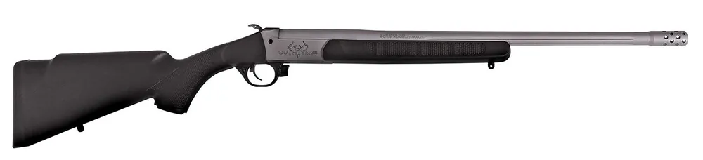 Traditions Outfitter G3 Takedown 450 Bushmaster 1rd 22", Stainless Cerakote Barrel/Rec, Black Synthetic Stock, Muzzle Brake