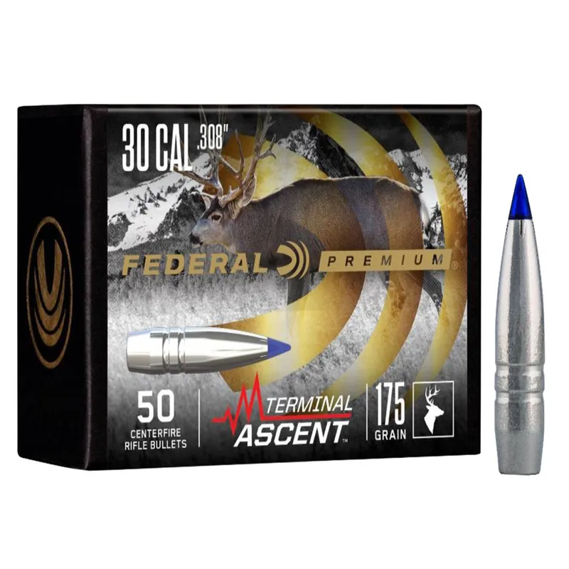 Federal Terminal Ascent 30 Cal 175 Gr Terminal Ascent 50/Box