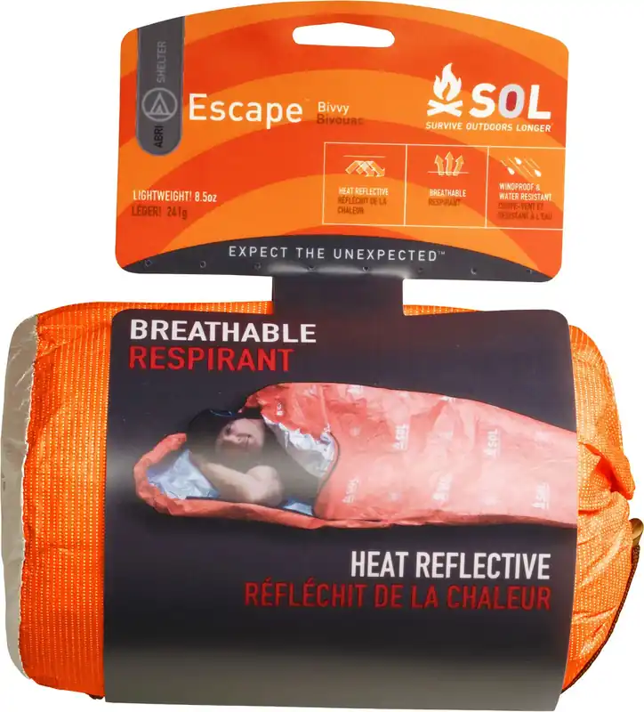 Survive Outdoors Longer SOL Bivvy Waterproof Orange