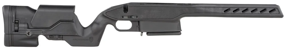 Archangel Precision Elite Stock Black Synthetic Aluminum Pillar Bedded for Savage 110/111 Long Action Magnum Caliber
